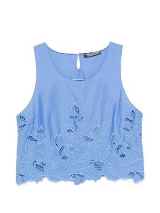 Ermanno Scervino Womens Top Light Blue