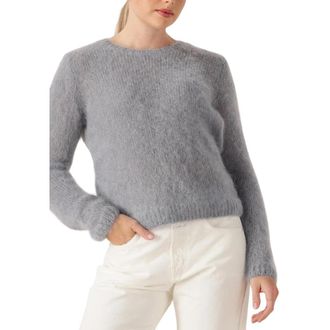 des petit hauts Chouky Ronde Hals Gebreide Trui - Dames - Ronde hals truien - Grijs - XS - Wol - Truien & Vesten