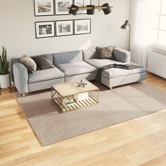 vidaXL Vidaxl - Alfombra De Pelo Corto Suave Lavable Huarte Arena 200x280 Cm