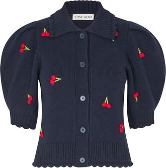 Stine Goya Cardigans - Dames - Vesten - Blauw - XS - Truien & Vesten