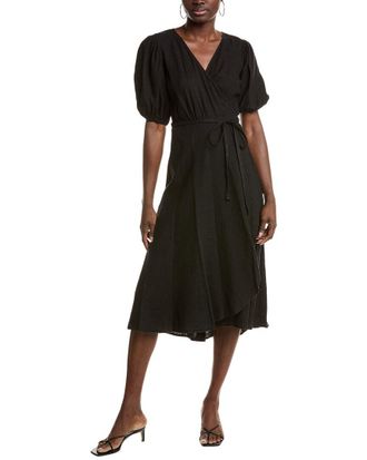 Velvet Velvet By Graham & Spencer Dalene Linen Midi Dress