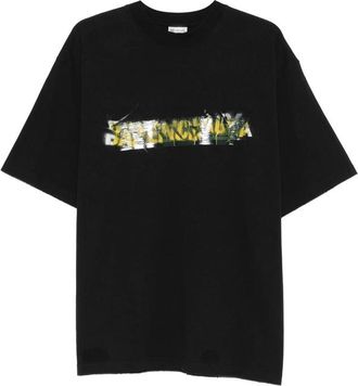 Balenciaga Distressed Graphic T-shirt