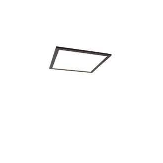 QAZQA Qazqa Moderno Panel Led Moderno Negro 40 Cm Incl. Led - Liv Pl&aacute;stico /acero Cuadrada Incluye Led Max. 1 X 28 Watt
