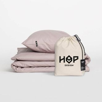 OEM Ropa De Cama Pure - Algod&oacute;n Puro - Rosa Sucio 140/200cm + 1 Funda De Almohada 80/80cm