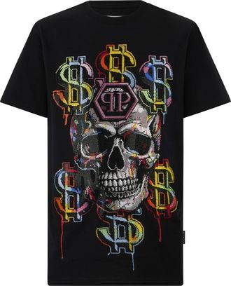 Philipp Plein T-Shirts - Heren - T-shirts - Zwart - XL - Tops