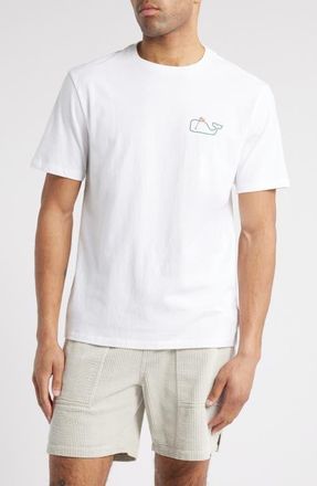 Vineyard Vines Golf Flag Cotton Graphic T-Shirt in White Cap at Nordstrom, Size Xx-Large