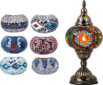 OEM L&aacute;mpara De Mesa Con Pantalla Individual Multicolor