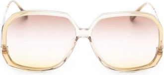 Chlo&eacute; Zonnebril - Dames - Zonnebrillen - Beige - ONE Size - Accessoires