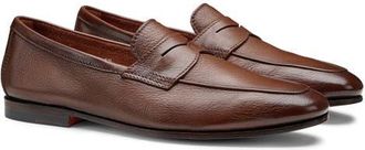 Santoni Carlos Penny Loafer in Light Brown at Nordstrom, Size 11.5