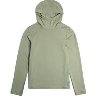 Topo Designs Womens Sun Hoodie in Oil Green at Nordstrom, Size X-Large