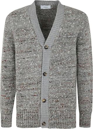 Lardini Jersey de cuello redondo jaspeado - Knitwear - Hombre - Gris - S