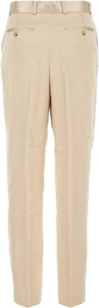 Toteme Womens Sand Satin Pant Ecru Exterior: Viscose Pantaloni Trousers