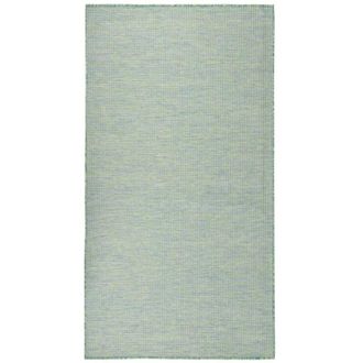 vidaXL Alfombra De Exterior De Tejido Plano Turquesa 140x200 Cm Vidaxl