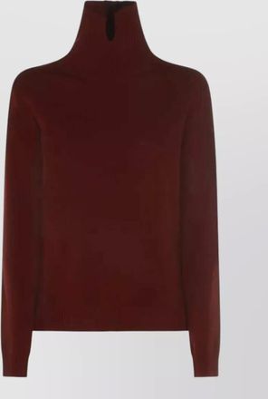 Jil Sander wool ribbed turtleneck sweater