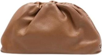Bottega Veneta Pre-owned Mini Pouch - Dames - Pre-owned - Bruin - Maat: ONE Size Zijde