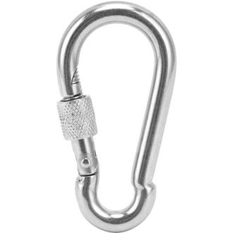 OEM Mosquet&oacute;n Robusto Y Multifuncional De Acero Inoxidable 304, Con Gancho De Resorte Bloqueable M10x100