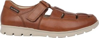 Mephisto Sandalen van leer met brede pasvorm - Bruin - Heren - Sandalen - Bruin - 40 EU - Leer - Schoenen