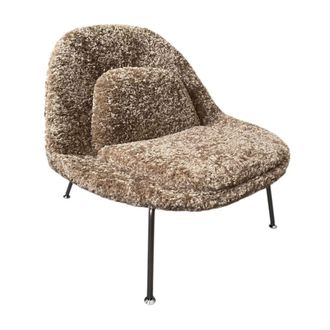 Mathi Design Sill&oacute;n de piel sint&eacute;tica marr&oacute;n