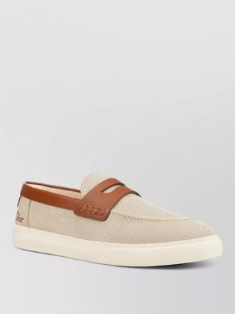 Dior slip on sneakers contrasting leather trim