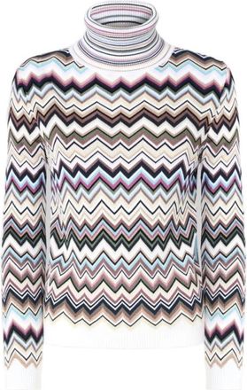 Missoni Dames, Truien, Veelkleurig, Maat: M Wol