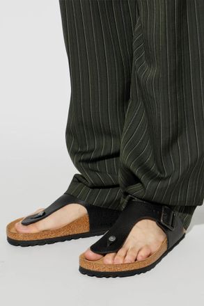 Birkenstock Ramses Wire Buckle Slides, Mens, Black