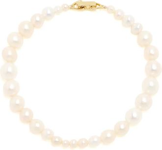 Ragbag Bracciale Olga con perle - Bianco