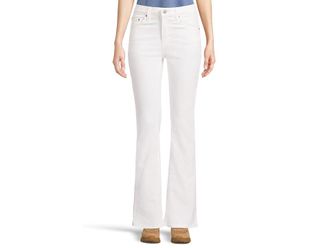 Levi's 725 High-Rise Bootcut Womens Jeans Soft Clean White : 33 30, Polyester/Elastane/Denim