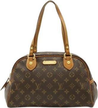 Louis Vuitton Pre-owned Handbags, female, Brown, Size: ONE SIZE Pre-owned Monogram Canvas Shoulder Bag