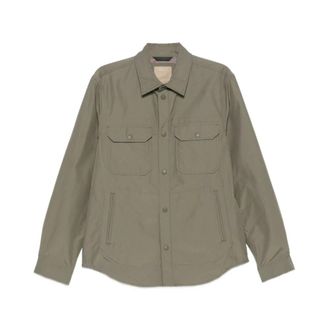 Woolrich Casual Shirts, male, Green, Size: L Woolrich Shirts