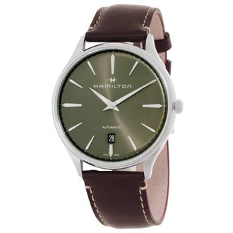 Hamilton Jazzmaster Thinline Automatic Green Dial Mens Watch H38525561