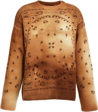 Alanui Dames, Truien, Bruin, Maat: S Wol