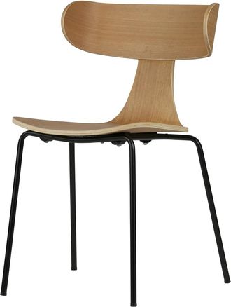 De Eekhoorn Design Esszimmerstuhl Form, Schwarz/Natural