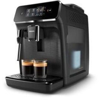 Philips Serie 2200 Cafetera Espresso Totalmente Autom&aacute;tica - 2 Caf&eacute;s, Pantalla T&aacute;ctil, Espumador De Leche Cl&aacute;sico, Molinillo De Cer&aacute;mica, Negro Mate (ep2220/1