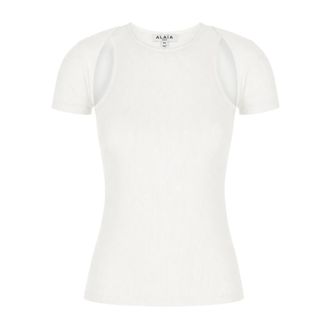 Alaia Dames, Tops, Wit, Maat: S