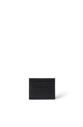 Brunello Cucinelli Grained leather card holder in Black at Nordstrom