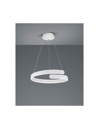 Reality Suspensi&oacute;n Dise&ntilde;o Espiral Led Dimmer 4000k Parma White Trio Iluminaci&oacute;n