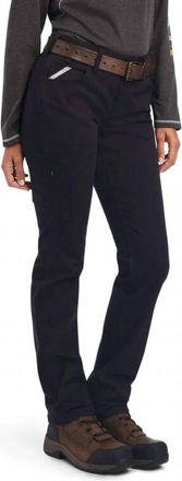 Ariat Womens Rebar Durastretch Straight Leg Pants In Black