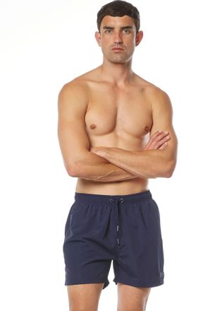Bruno Banani Badeshorts BRUNO BANANI Boxer Wave Line 2.0 Swim, Herren, Gr. XXL (8), N-Gr, blau (marine), Microfaser, Polyester, unifarben, Badehosen Badeshorts, mi