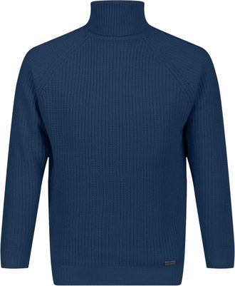 19V69 Mens Pullover Blue MATT NAVY Wool - Size X-Large