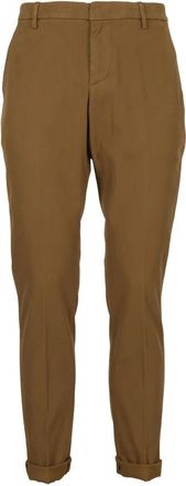 Dondup Twill Chinos - Heren - Chinos - Bruin - W34 - Katoen - Broeken