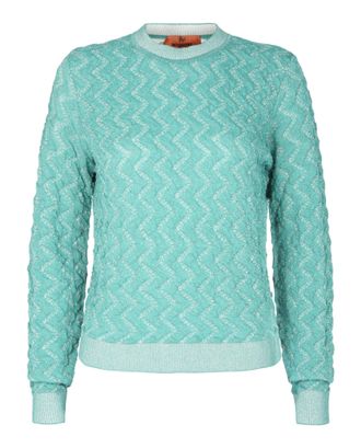 M Missoni Chevron-Pattern Sweater