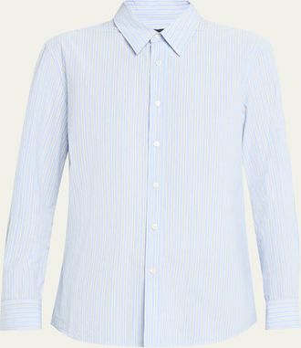 Nili Lotan Raphael Striped Classic Shirt