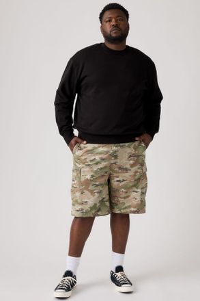 Levi's Pantalones cortos cargo Carrier (tallas grandes) - Hombre - 46 - Multicolor / Camo Green Ombre Ripstop Print