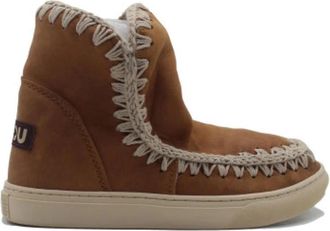 Mou Stijlvolle Winterlaarzen - Dames - Winterlaarzen - Bruin - 41 EU - Schoenen
