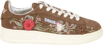 Autry Dallas Low Floral Sneakers - Dames - Sneakers - Bruin - 38 EU - Katoen - Schoenen