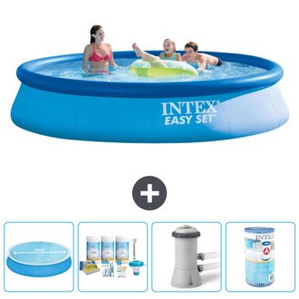 Intex Piscina Easy Set Redonda - 396x84 Cm - 7-piezas S30673
