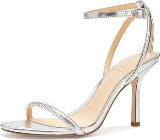 Jessica Simpson Baharia Ankle Strap Sandals Womens Shoes Silver 1 : 8.5 M, Synthetic