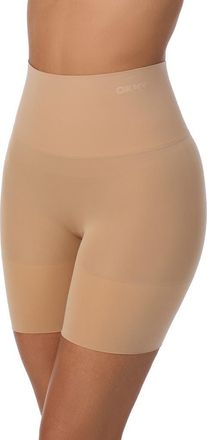 DKNY Seamless Litewear High Leg Shaper Shorts in Glow at Nordstrom, Size X-Large