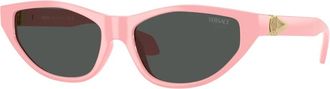 Versace Stijlvolle Zonnebril - Dames - Zonnebrillen - Roze - 55 MM - Accessoires