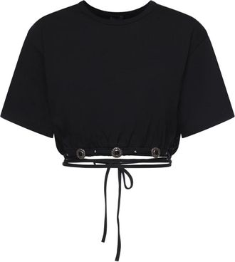 Pinko T-Shirt - Dames - T-shirts - Zwart - S - Katoen - Tops